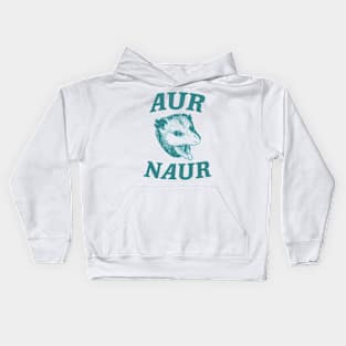 Aur Naur Shirt, Possum Weird Opossum Funny Trash Panda Kids Hoodie